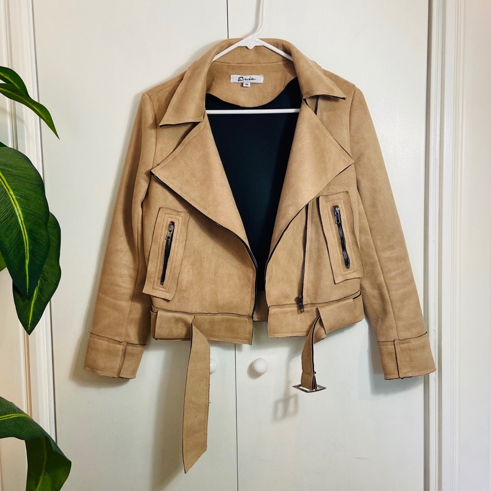 LF Evie Moto Suede Jacket